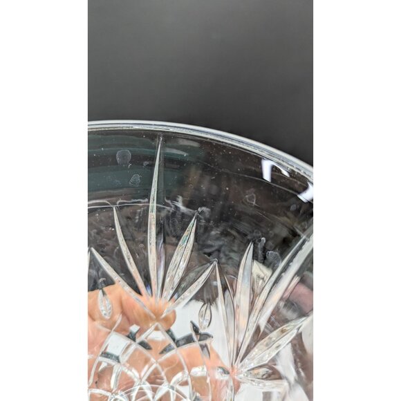 Godinger Lexington Open Hurricane Crystal Candle Holder Vase - Picture 14 of 14